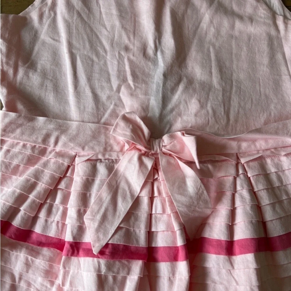 Janie and jack pink pleated dress